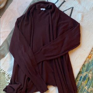 Maroon cardigan Size: S